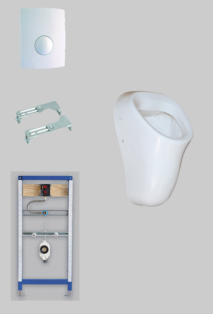 Urinal Complete Set incl pretext element Vitra Suction Urinal Complete System eBay